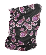 Load image into Gallery viewer, Motley Tube Purple Paisley 100% Soft Polyester Zanheadgear T228