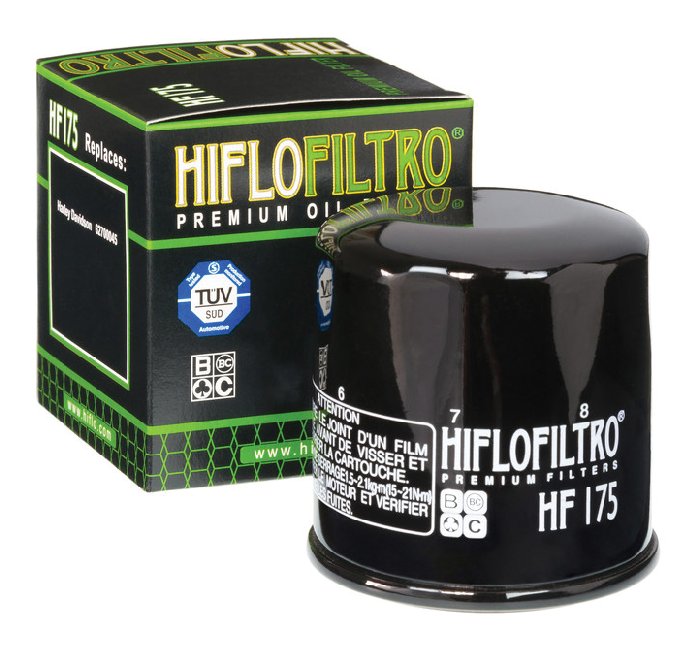 Oil Filter Hiflofiltro Black Xg500 Naa And Xg750 Nbb Street Replaces HD# 62700045