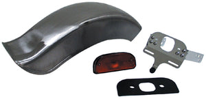 Wide Fat Bob Fender Kit For Wide Tire App W / Steel 8.5" Fdr Taillight Adj License Brkt