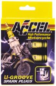 Spark Plugs Accel #Sp2418 TC88 Sportster Evo 1986 / Later* Replaces HD 32317-86A.HD#6R12