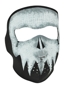 Neoprene Face Mask Gray Skull Glow In The Dark Full Face Mask Zanheadgear Wnfm081G