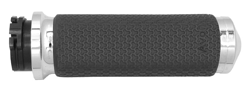Hand Grips Memory Foam Chrome Fits Any Model With Exterior Cables Mf-63-Ch