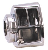 Handlebar Switch Housing Lh Chrome Plated Big Twin Sportster 82 / 95 (Except Radio Control Replaces HD 71567-82 71568-82A