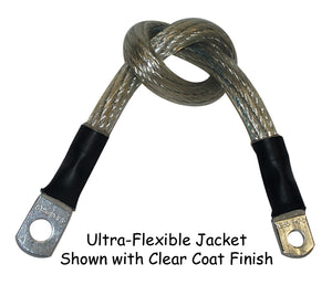 Cable Bty Ultra-Flexible Black Sportster 81 / 03 11" & 16" Cables 4Gauge Tinned Copper 79-3010-1