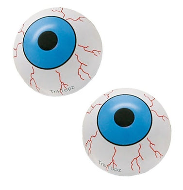 Custom Valve Stem Caps Eye / Bl Fits Tube Or Tubeless Stems Blue Eyeball MFG#Eyc-Bl