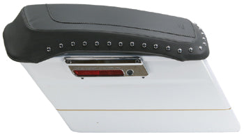 Saddlebag Lid Cvr Chrome Studs Fits FL Touring Models 1993 / Later W / Stock HD Hard Bags #77605