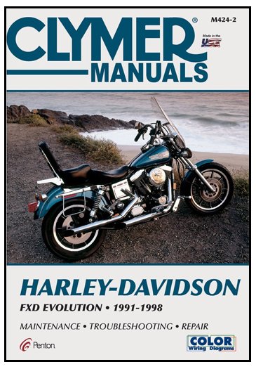 Repair Manual Clymer M424 Dyna Evo Models 1991 / 1998 Detailed Service & Repair