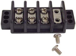 Electrical Terminal Junction Block Custom Use 30Amp 4 Brass Links W / Screw 2-3 / 4