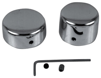 Axle Nut Cover Kit Rear Chrome Plated FL FX 4 Spd 73 / 80 Fxwg 80 / 81 Sportster 57 / 80 - Chrome Plated