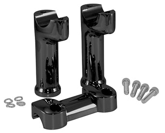 Billet Alum Fat Bar Risers 08 / Later Fxdf & Cust Ap W / 1-1 / 4