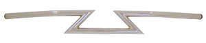 Handlebar Custom Z Style Chrome Plated 34.25"Wide 4"Rise 4.5"Pullback 1"Od Not Drilled Or Dimpled