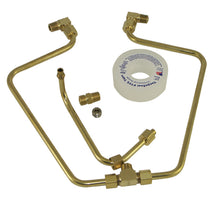 Load image into Gallery viewer, Brass Sh Rocker Box Lines Shovelhead 1966 / 1984 Includes Instructions