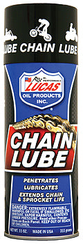 Oil Chain Lube Aerosol 11 Oz. For Use On All Chain Types Sold Case Of 12 Lucas#10393