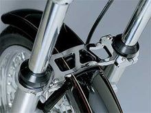 Load image into Gallery viewer, Wide Glide Fork Brace 41Mm Fxwg 80 / 86 Fxst 84 / Later Fxdwg 93 / 05 5 Piece Chrome Plated Inc Hrdwr