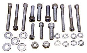 Transmission Part Side Cvr Hardware Allen Big Twin 5 Spd 1987 / Later* Chrome Plated...Colony 8909-13