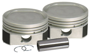 Cast Piston Set +.005" O.S. Sportster 86 / Later 883 To 1200 Conversion Moly Coated