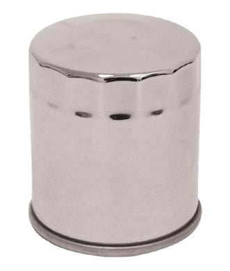 Oil Filter Paper Element Chrome Plated Big Twin 5Spd 80 / 98(Except Dyna)St 84 / 99 Sportster L84 / Later Replaces HD 63796-77T