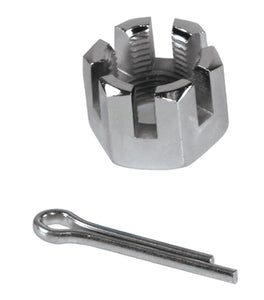 Castle Nut For 1" Diameter Axle Includes Cotter Pin