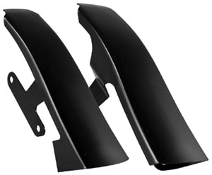 Saddlebag Filler Strips Black Fits FLHt FLHr 2009 / Later Rpls. HD 91614-10