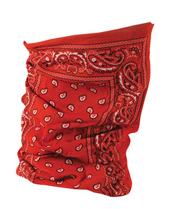 Motley Tube Red Paisley 100% Soft Polyester Zanheadgear T106