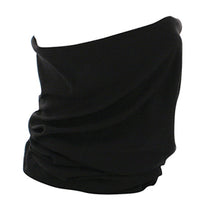 Load image into Gallery viewer, Motley Tube Solid Black 100% Soft Polyester Zanheadgear T114