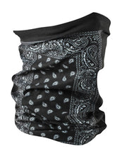 Load image into Gallery viewer, Motley Tube Black Paisley 100% Soft Polyester Zanheadgear T101