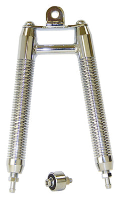 Billet Oil Cooler Chrome Fits Most Models Twin Vertical Coolers