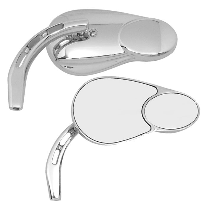 Peripheral Vision Mirrors Chrome Plated Fits All Models Replaces HD 92190-06