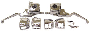 Hb Control Kit For Hyd Cl Chrome Plated 96 / L*Style W / Sight Glass 9 / 16" Mcl Bores Black Switches