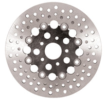 Load image into Gallery viewer, Brake Disc Floating Stainless Steel 11.5&quot;Od Big Twin Sportster 2000 / Later Front Chrome Plated Center U / W Stock Mt Hardware Mfg #R47014