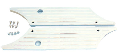 Saddlebag Latch Covers Chrome FLH & FLT Models 1993 / 2013 W / Fiberglass Bags HD 90645-03