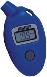Digital Tire Pressure Gauge Displays 0 / 99 Psi In Tenth Lbs Increments Plastic Housing