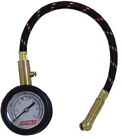 Analog Tire Pressure Gauge 0 / 60 Psi In 1 Lbs Increments 2
