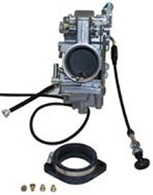 Carburetor Mikuni Hsr48Mm Race Application Only 100 + Ci W / Spigot / Flange Adapter 48-2