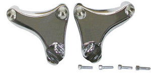 OE Style Rear Footrest Mounts All Sportster Models 04 / Later Chrome Replaces HD 49314-04 & 49315-04