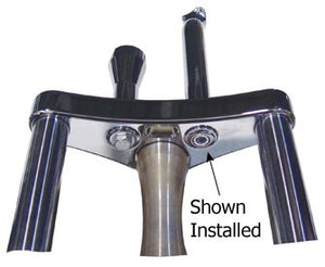 Flush Mt Handlebar Bshg Kit Chrome Plated Big Twin 73 / 84 Fxr 82 / 94 Softail 86 / 17 Dyna 91 / 17 & Sportster 73 / 03 1 / 2-13