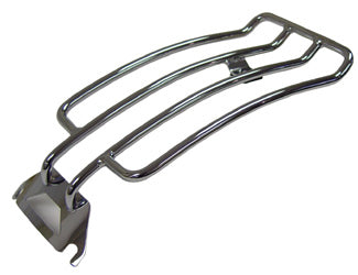 Luggage Rack Fender Mount Flstf 05 / Later W / Solo Seat Four Bar Chrome Plated