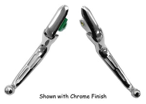 Clutch & Brake Hand Levers Black Matte Fits Softail 2015 / Later W / Cable Clutch Slotted Style