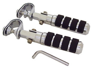 Footrests Anti-Vibe Small Diameter W / Universal Clamp 1