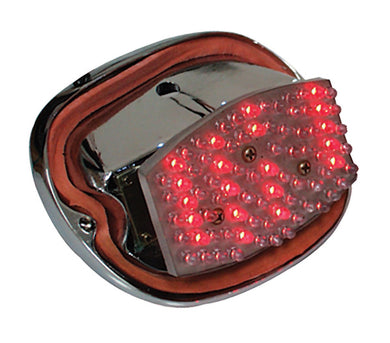 OE Style Taillight Assembly Chrome Plated Led Big Twin 73 / 98 Softail 84 / 99 Sportster 73 / 98 Side Car 79 / 98 Replaces 68008-73B