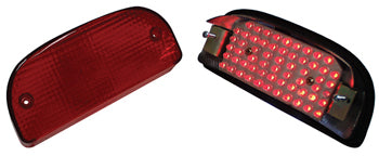 Taillight Cus Fatbob Led Type Fits #13107 Or #13108 Mount #11214 Or #11218 Assembly Cp