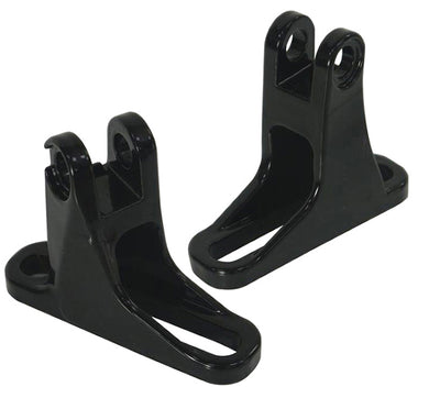 Pasenger Footpeg Brackets Black Touring Models 1993 / Later* Uw Male Mount Footpegs