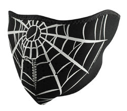 Neoprene 1 / 2 Face Mask Spiderweb Zanheadgear Wnfm055H