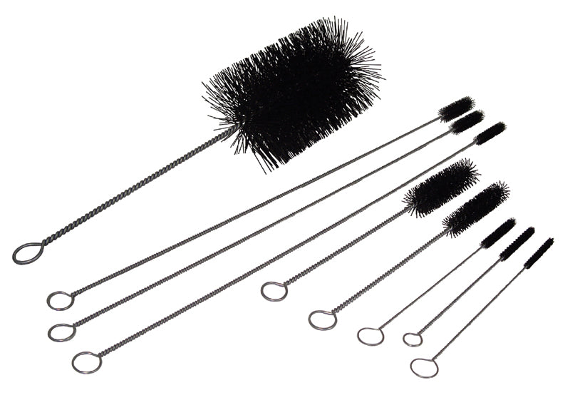 Engine Cleaning Brush Kit Includes Nine Assorted Sizes Stiff Bristle Nylon Mfg #5192M