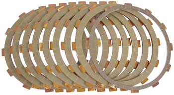 Clutch Friction Plate Kit Big Twin 1998 / Later* Set Of Nine Plates Replaces HD 37932-98