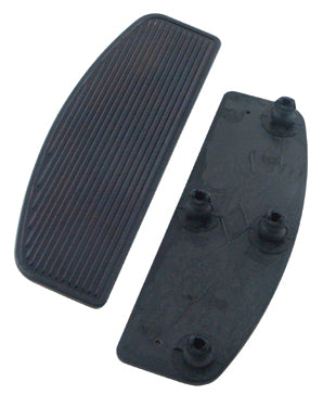 Footboard Pads W / Isolators Touring 80 / L Flst 86 / L W / Straight Line Ribs
