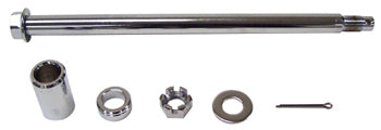 Rear Axle Kit Chrome Plated Softail Models 2000 / 2006 Inc Chrome Plated Hardware