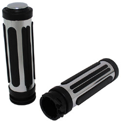 Throttle Control W / Grips Split Rail Any Model W / Exterior Throttle Cable Single & Dual Throttle Chrome