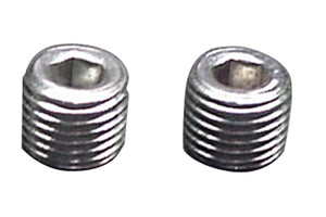 Crankcase Plugs Fits FLT Dyna 1999 / Later Softail 2000 / Later Chrome Plated Oem 765