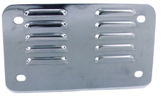License Backing Plate Louvered Fits All 4